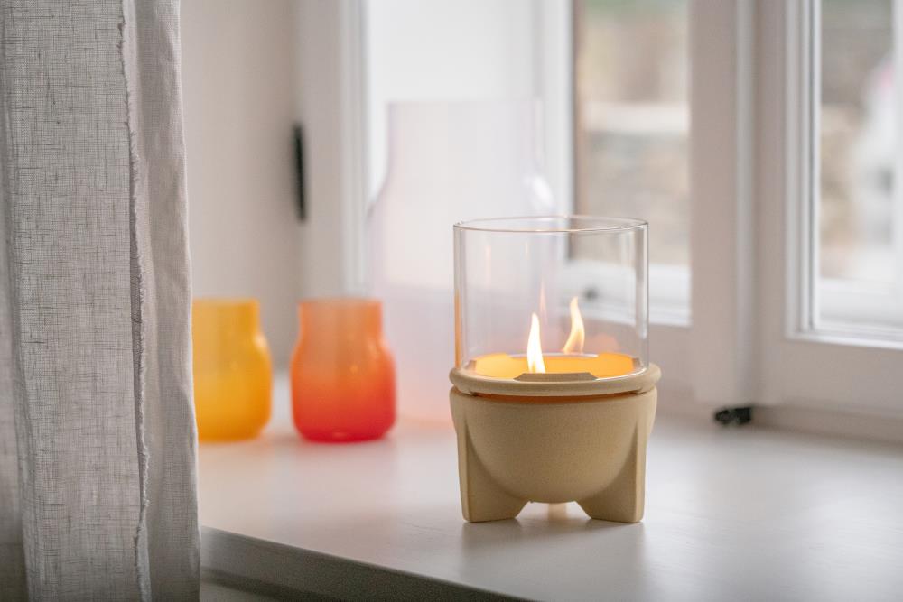Schmelzfeuer® Indoor CeraNatur® mit Windglas