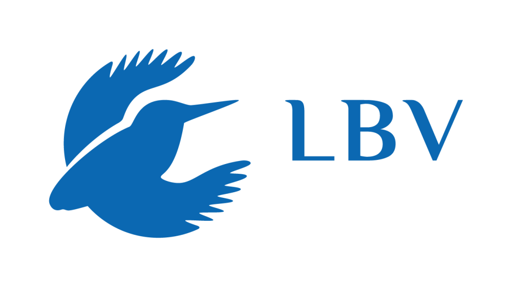 LBV-Autoaufkleber blau