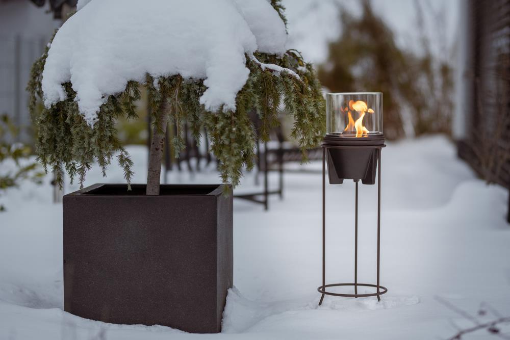 Schmelzfeuer® Outdoor CeraLava® mit Lichtglas