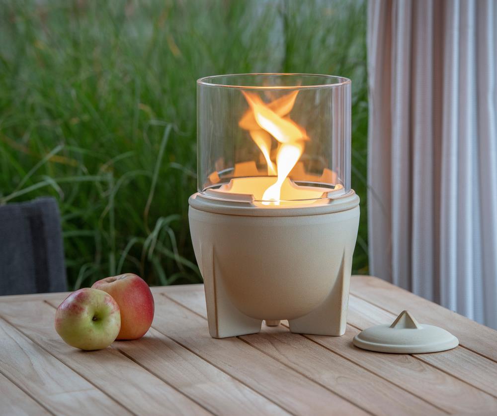 Schmelzfeuer® Outdoor CeraNatur® mit Lichtglas