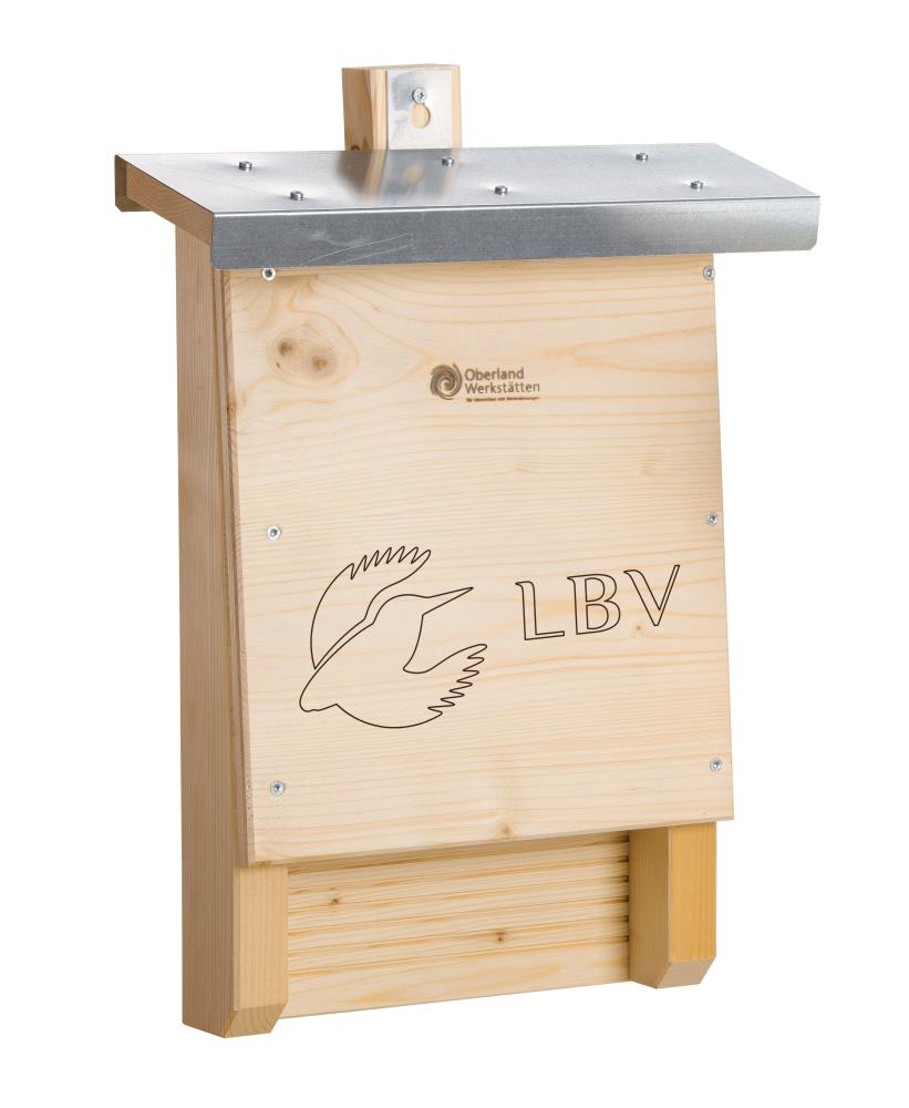 LBV-Fledermauskasten mit Blechdach