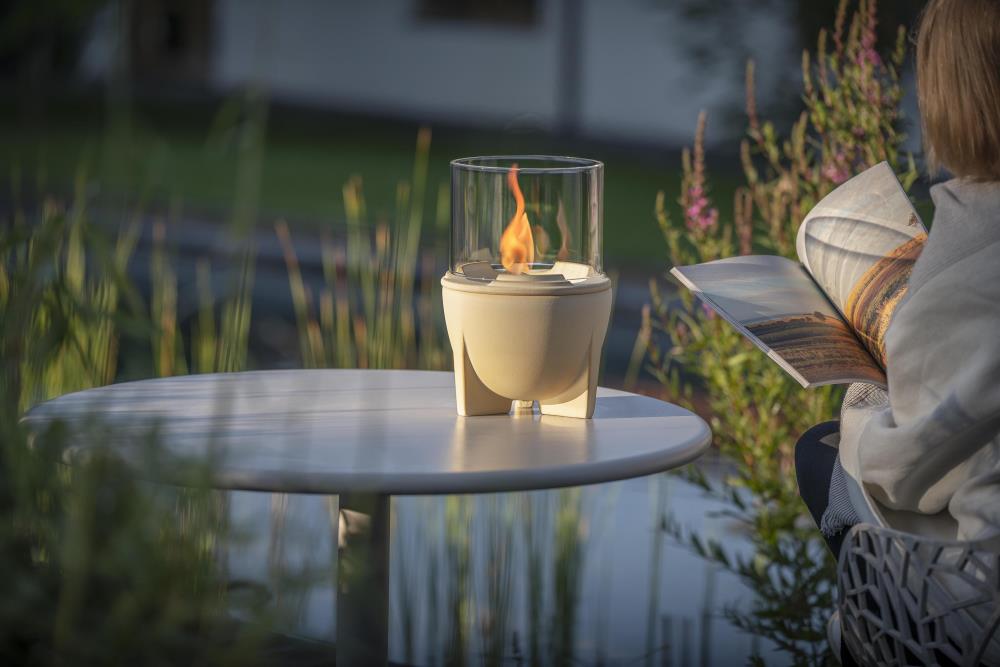 Schmelzfeuer® Outdoor CeraNatur® mit Lichtglas