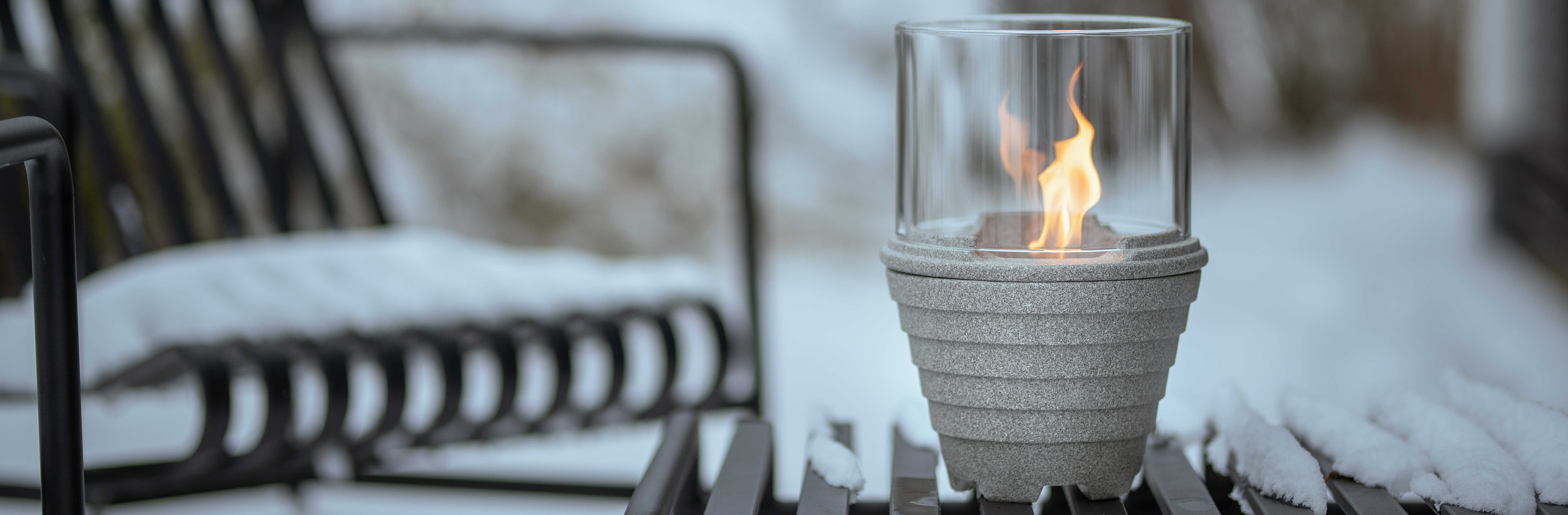 Schmelzfeuer-Granicium-mit-Lichtglas-Aufsatz-Slider