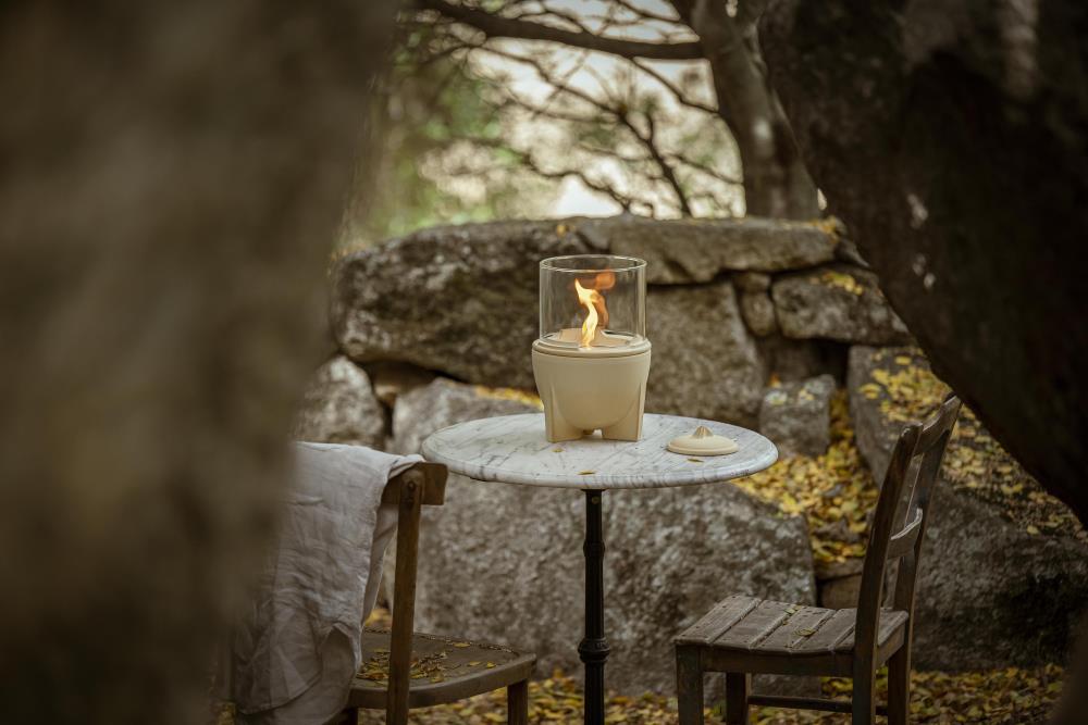 Schmelzfeuer® Outdoor CeraNatur® mit Lichtglas