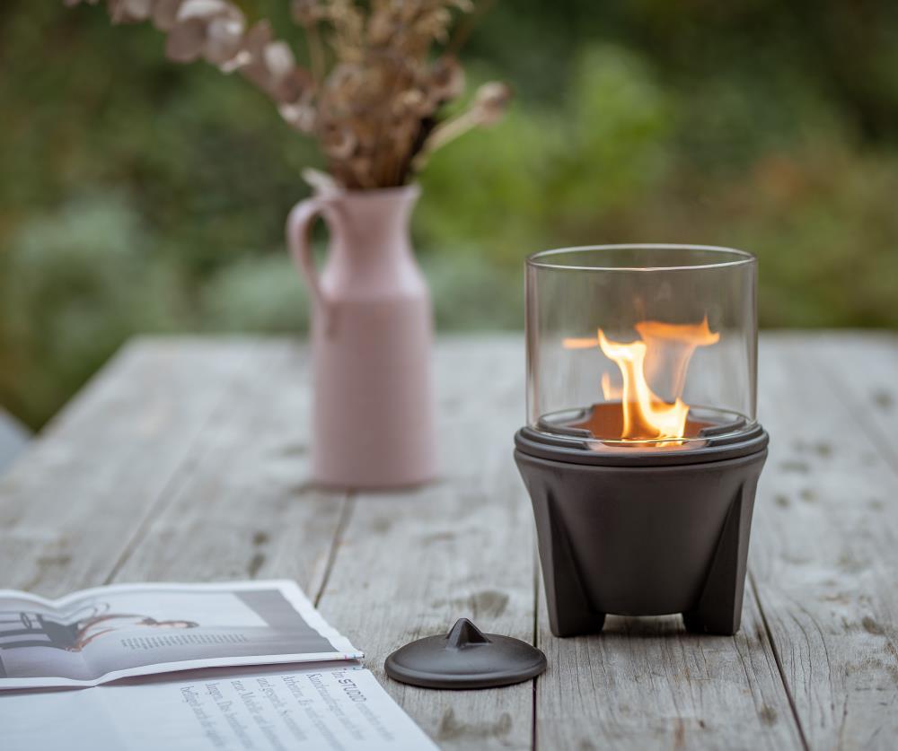 Schmelzfeuer® Outdoor CeraLava® mit Lichtglas