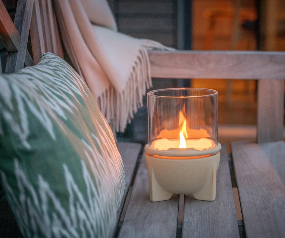Schmelzfeuer® Indoor CeraNatur® mit Windglas