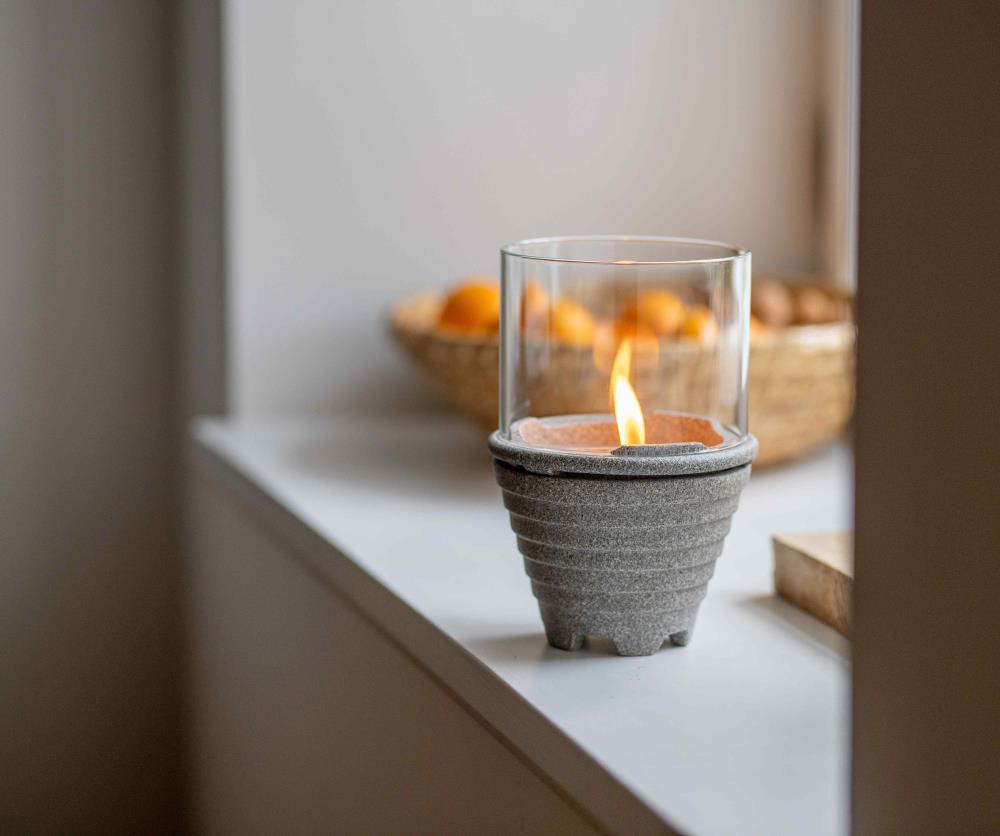 Schmelzfeuer® Indoor Granicium® mit Windglas