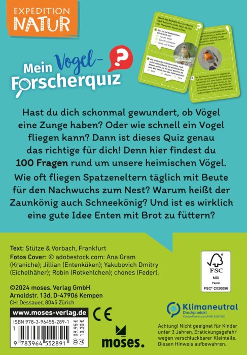 Mein Vogel-Forscherquiz