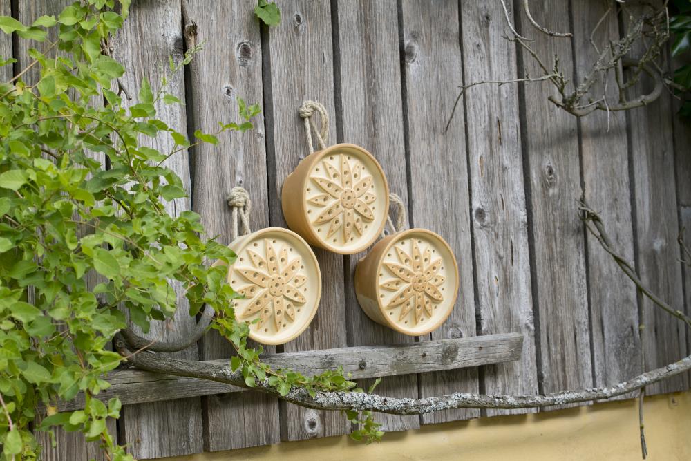 Wildbienenhaus Blume 3er Set