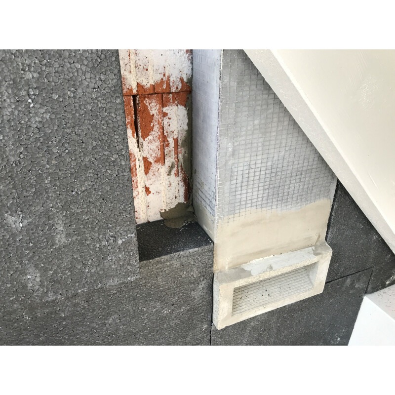 Fledermaus Ganzjahres Fassadenkasten Unterputz mit Blende