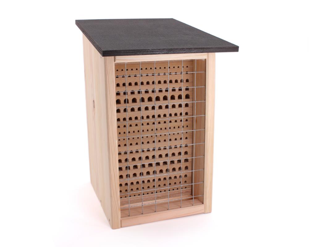 Wildbienen-Kinderstube XL im Schutzgehäuse