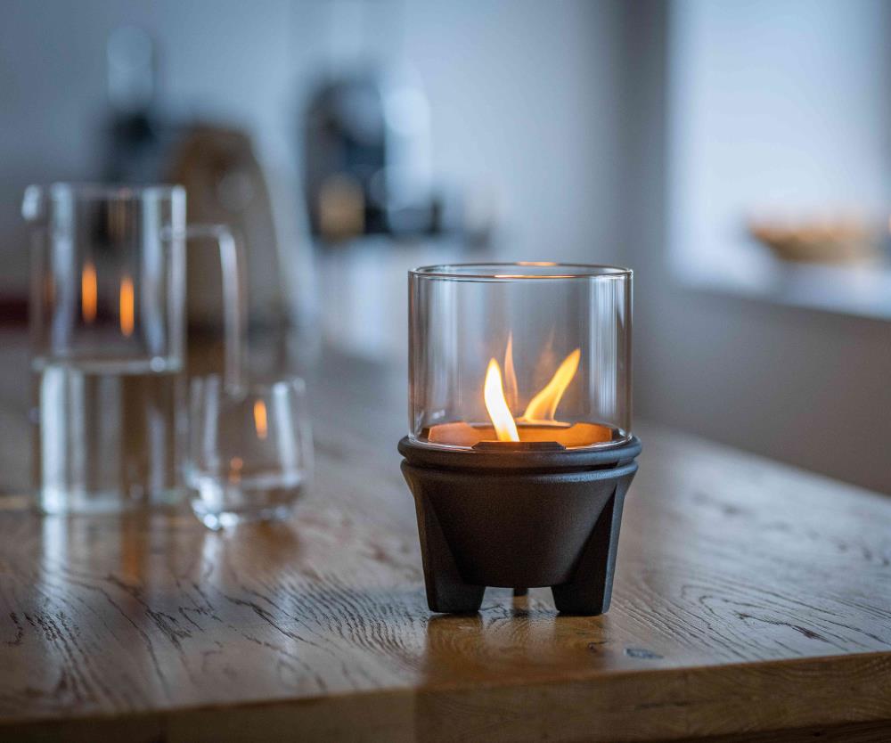 Schmelzfeuer® Indoor Ceralava® mit Windglas