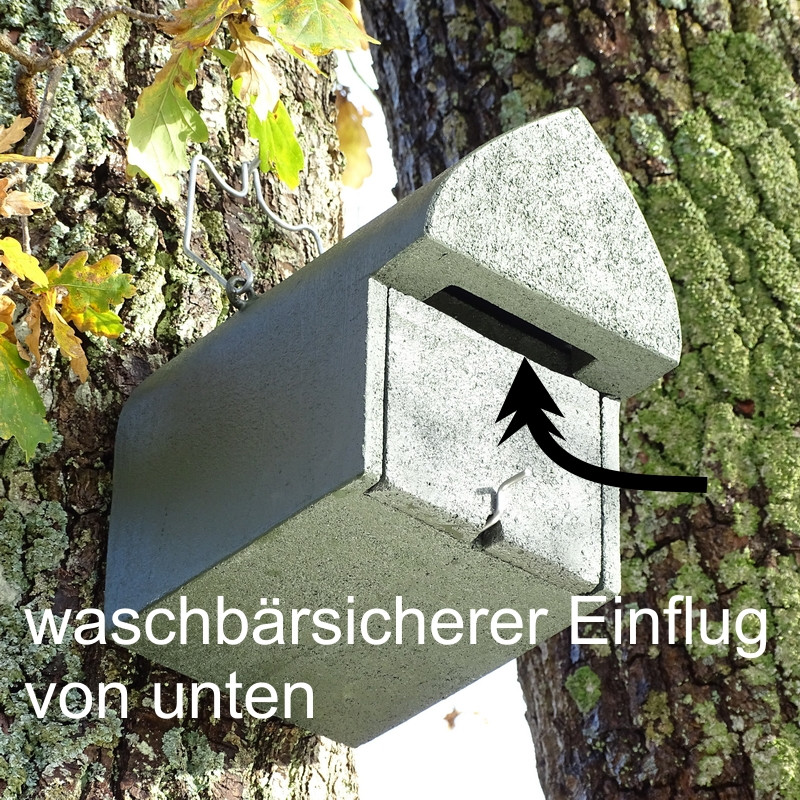 Neschwitzer Nistkasten mit Einflugschlitz